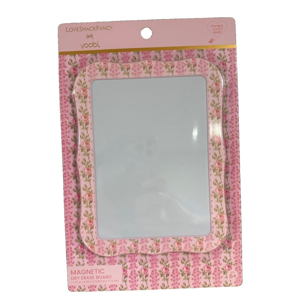 NWT Love Shack Fancy x Target magnetic mirror, magnets, magnetic cup and marker - Picture 3 of 4